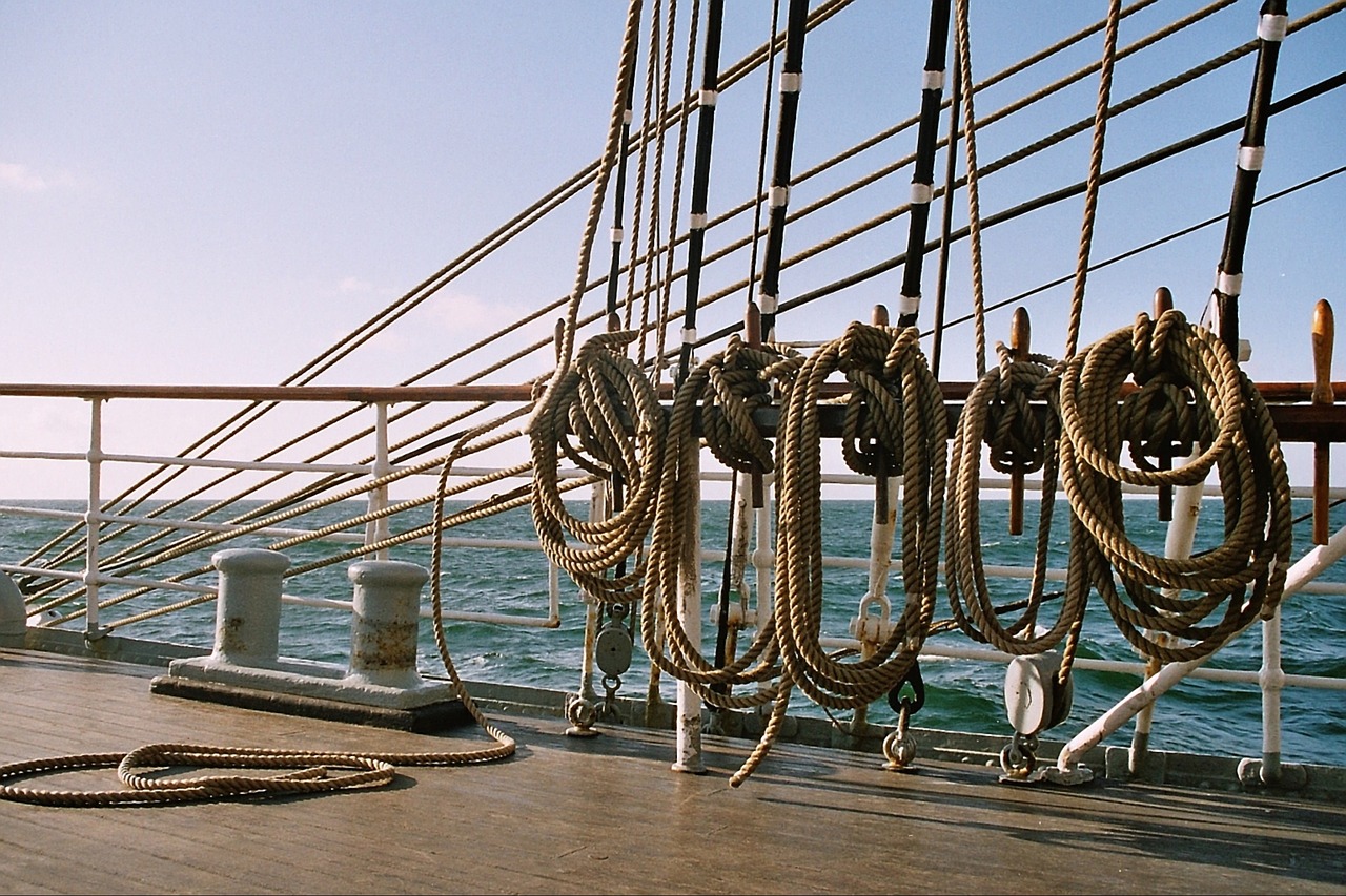 knot, sailing vessel, rigging